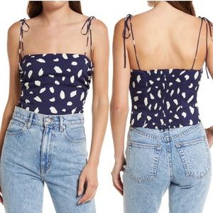 Reformation Lupe Tank in Splatter Print